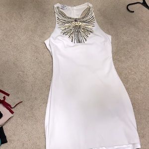 Bebe embellished dress XS